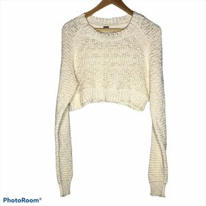 Free People Cropped Sweater